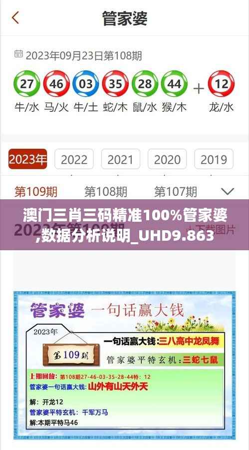 澳门三肖三码精准100%管家婆,数据分析说明_UHD9.863