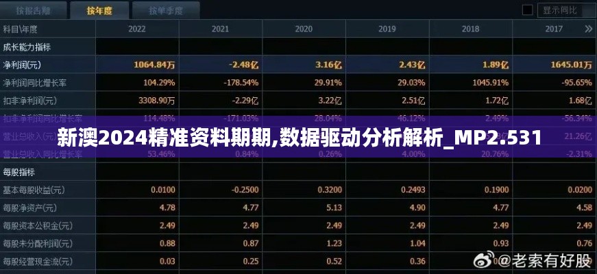 新澳2024精准资料期期,数据驱动分析解析_MP2.531
