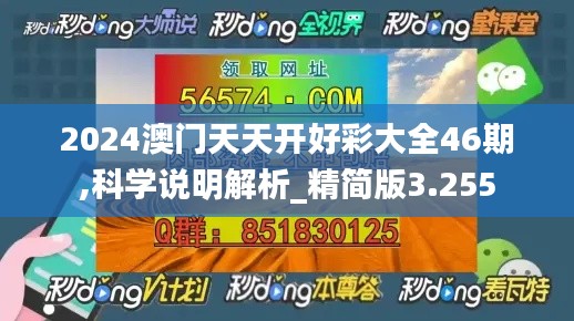 2024澳门天天开好彩大全46期,科学说明解析_精简版3.255