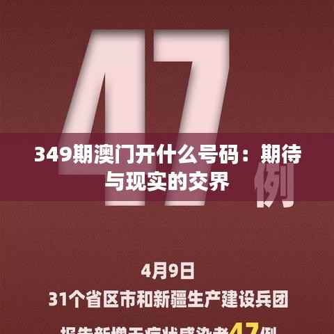 349期澳门开什么号码：期待与现实的交界