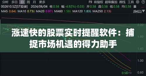 涨速快的股票实时提醒软件:捕捉市场机遇的得力助手