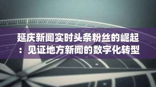 延庆新闻实时头条粉丝的崛起:见证地方新闻的数字化转型