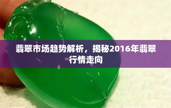 翡翠市场趋势解析,揭秘2016年翡翠行情走向